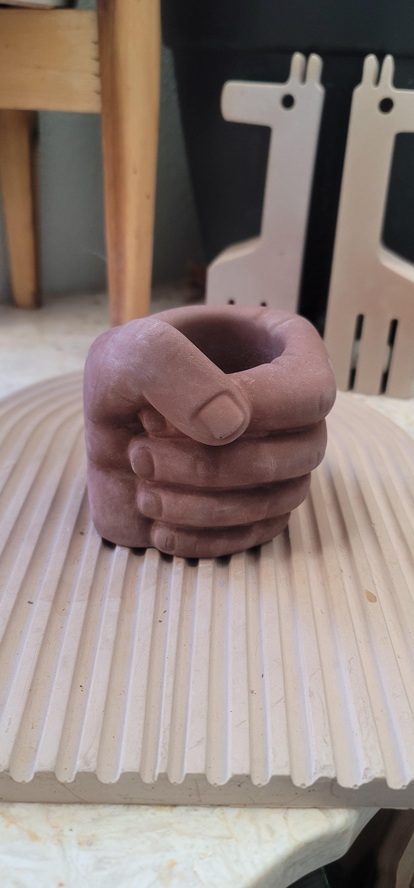 Hand Pot | Unique Fist Planter for Indoor Plants