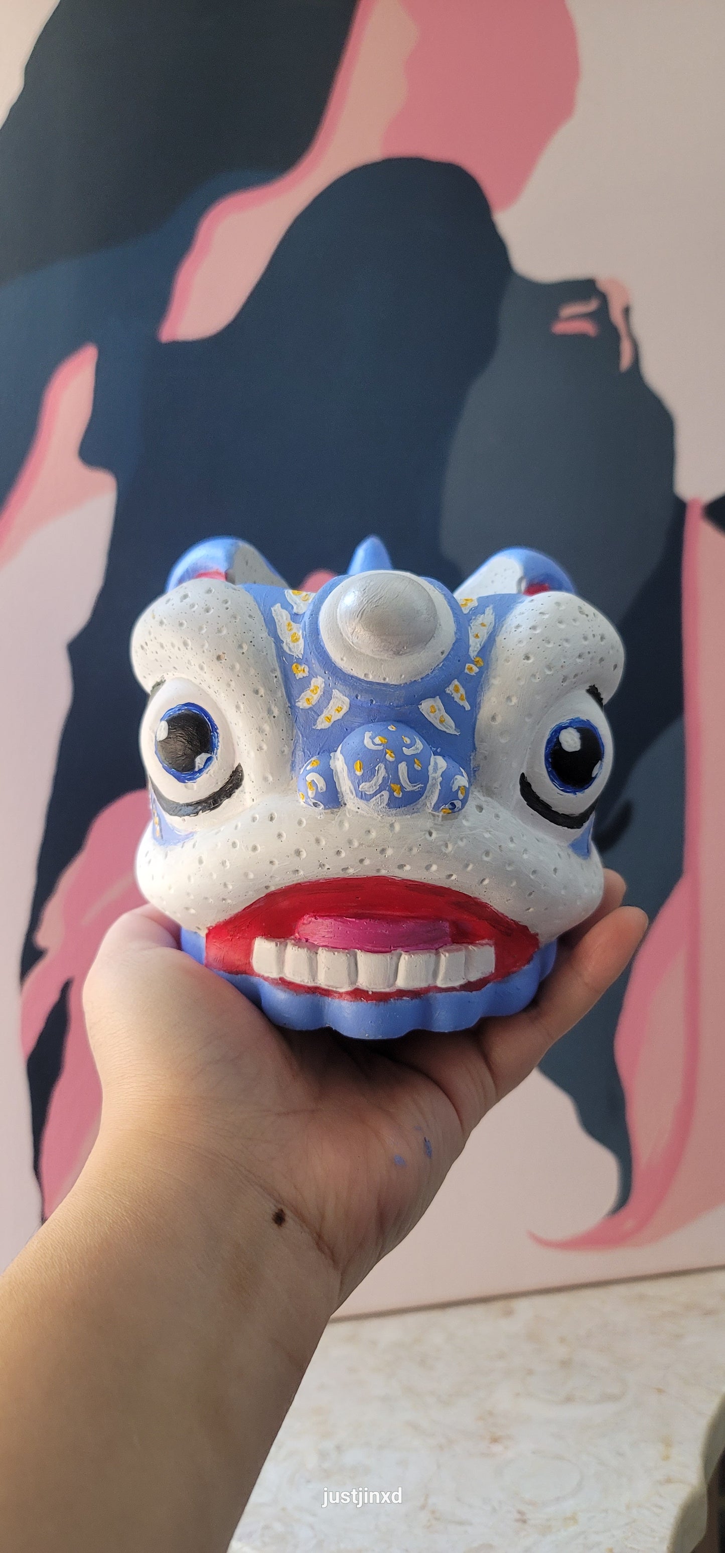 Lunar New Year Lion Head Planter: Symbol of Prosperity and Protection