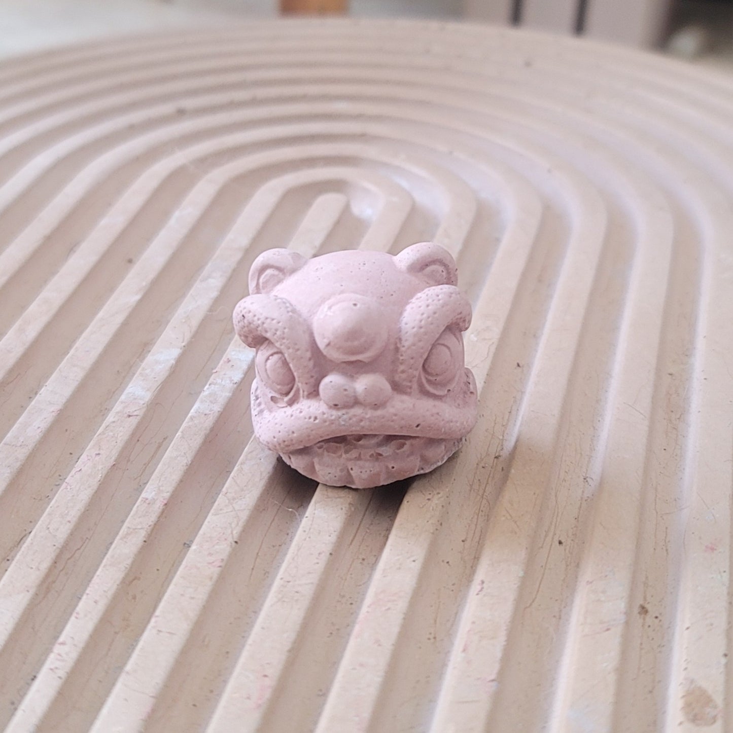 Lion Dance Concrete Head – Symbol of Prosperity and Protection