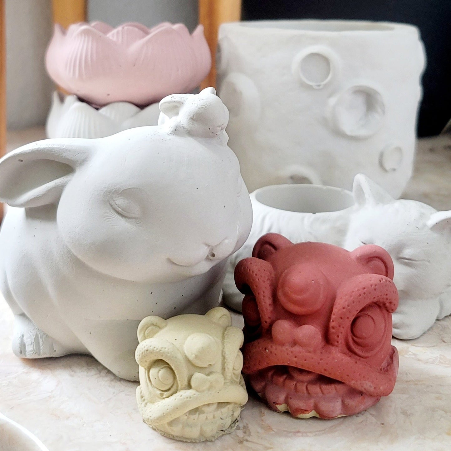 Resting Rabbit planter