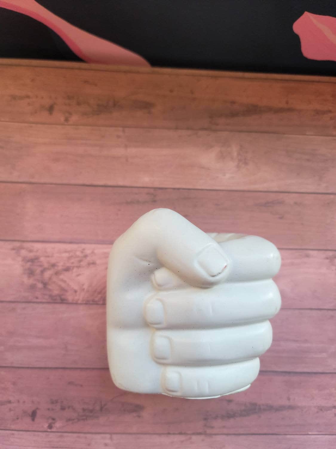 default grey fist planter