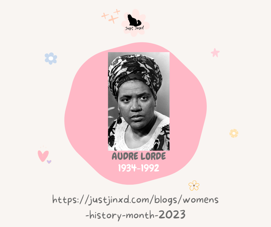 Womens History Month 2023: Audre Lorde