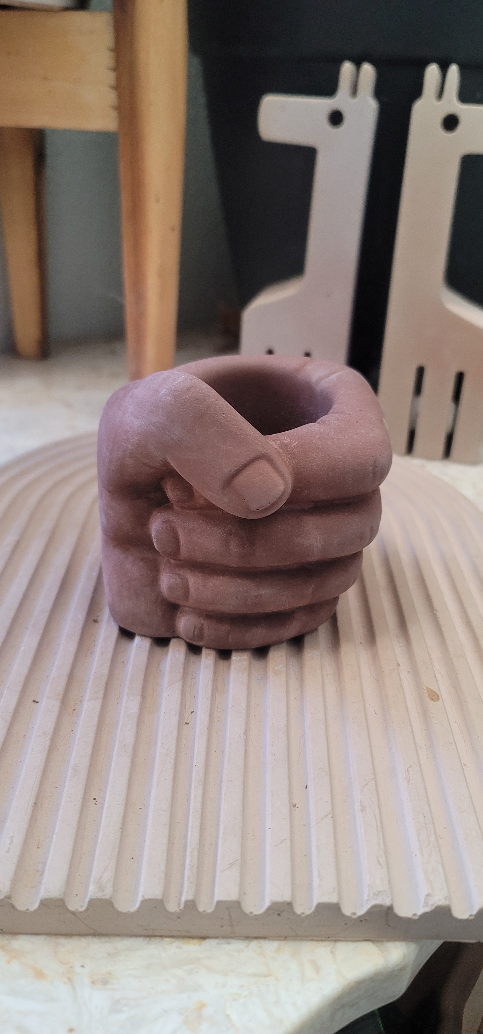 hands planter pot Hand Pot