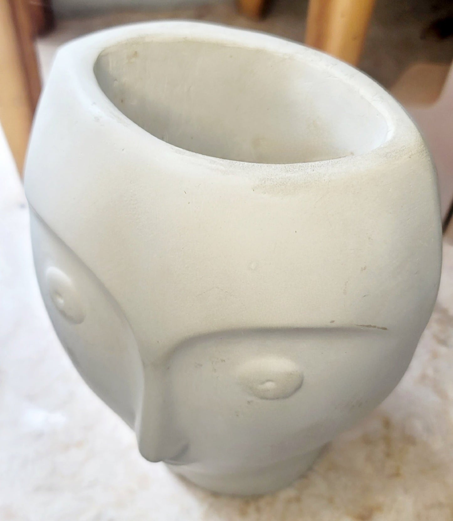 Modern Face Planter – Minimalist Head-Shaped Pot