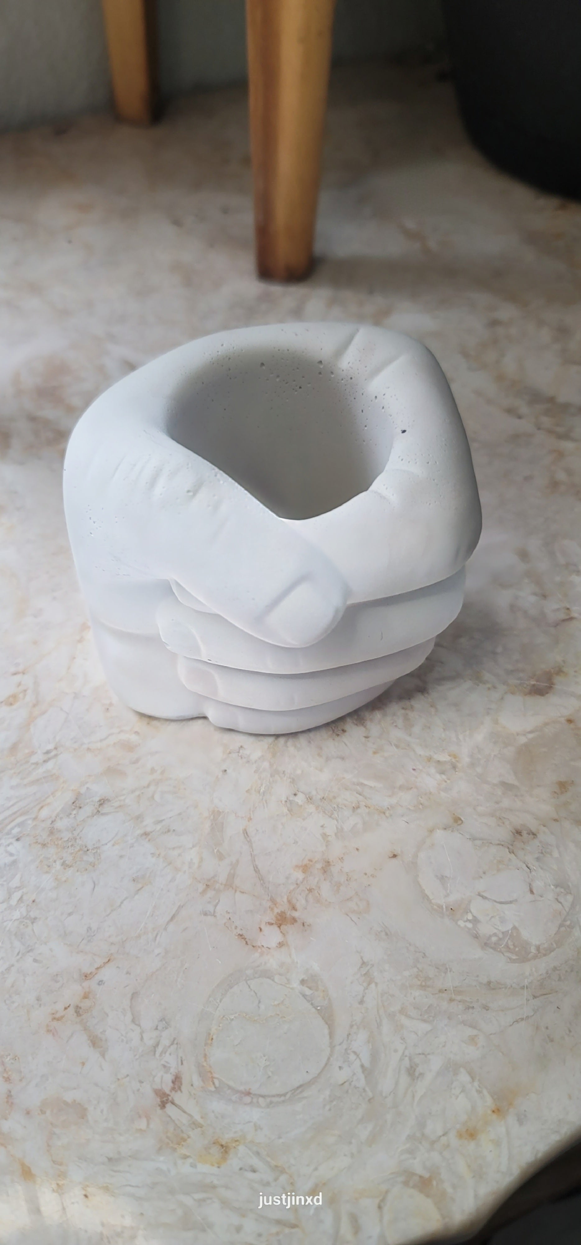 hand shaped plant pot Hand Pot
