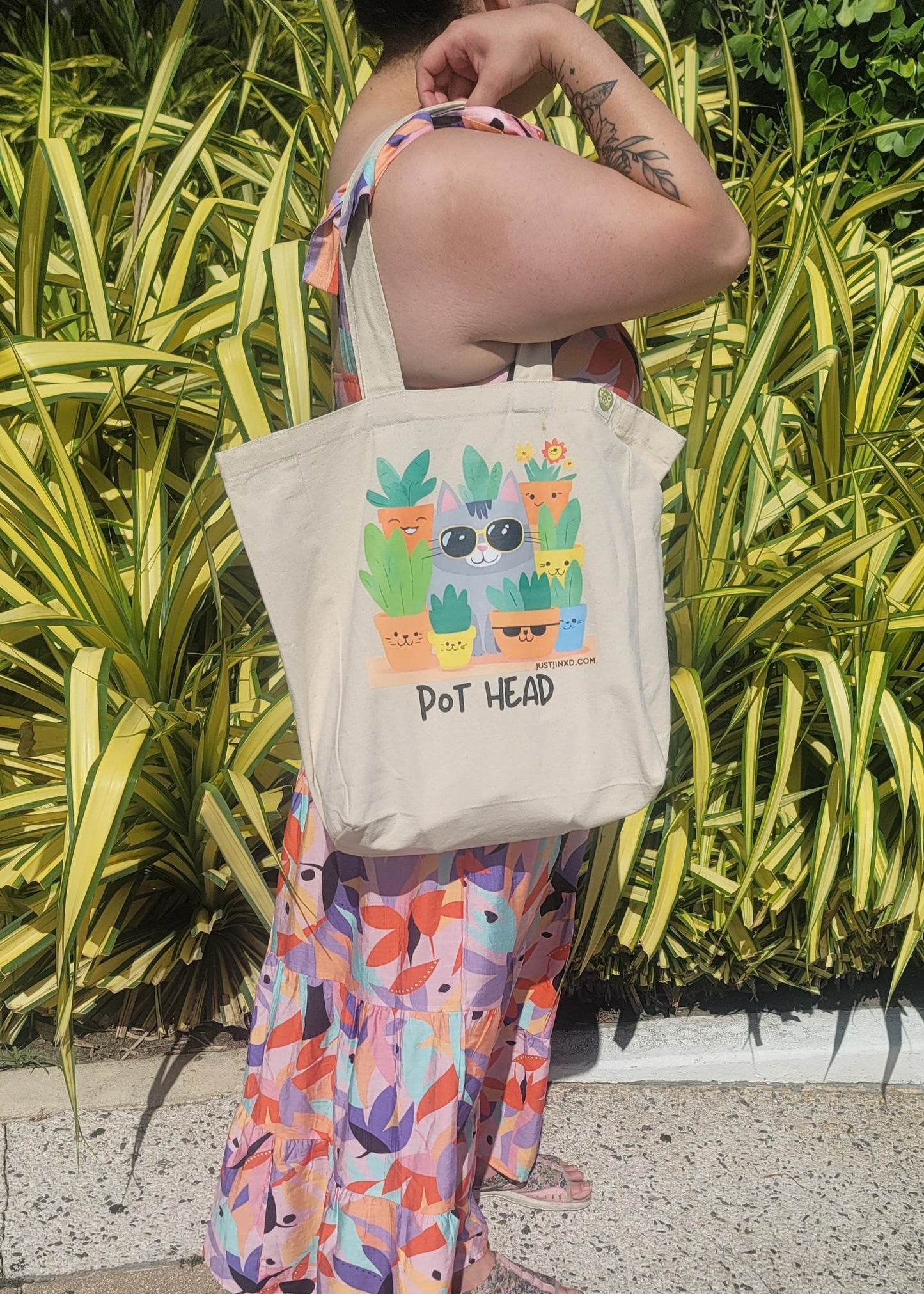 Pot Head Tote Bag