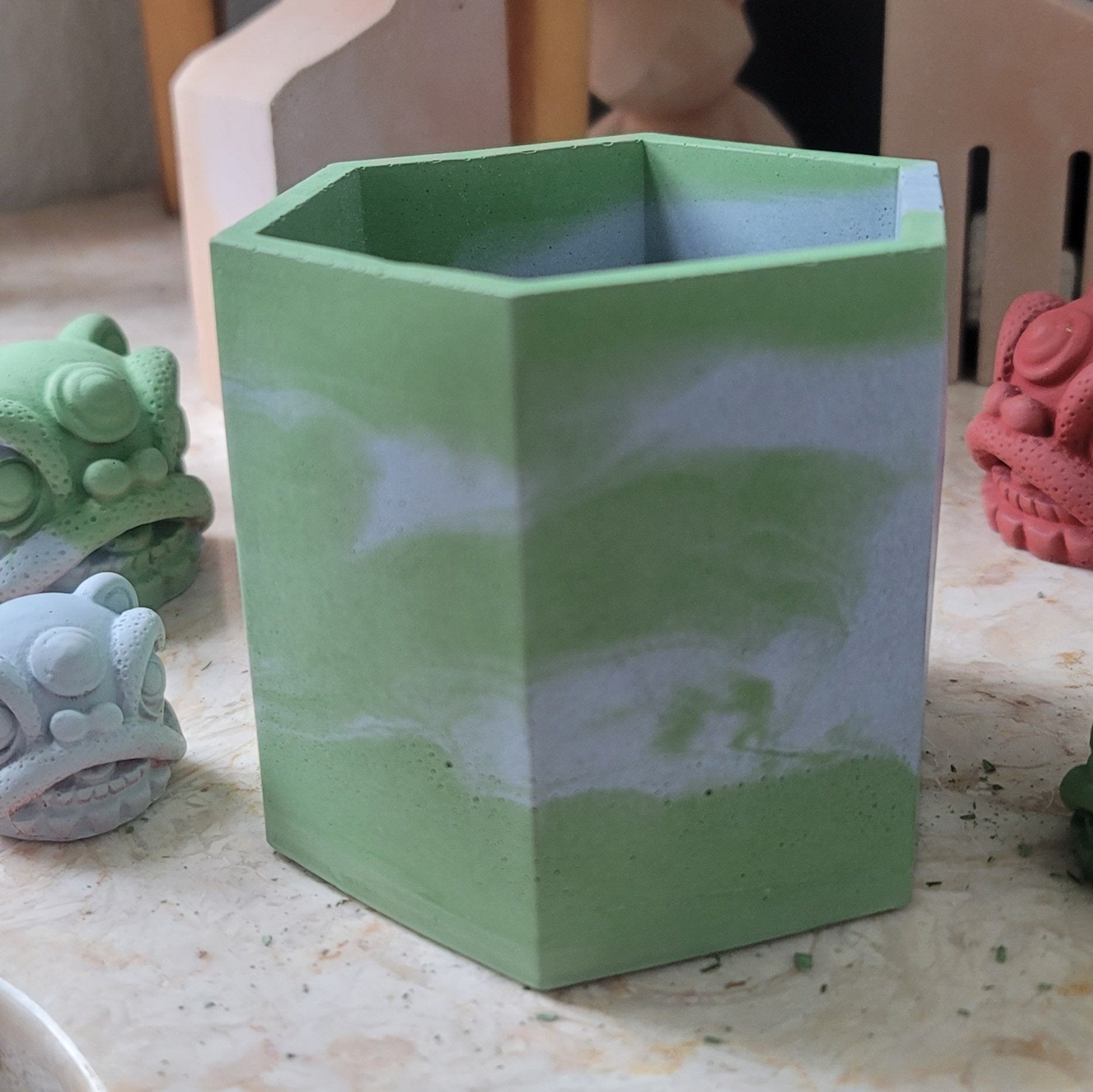 plastic hexagonal planter Hexagon planter – JustJinxd
