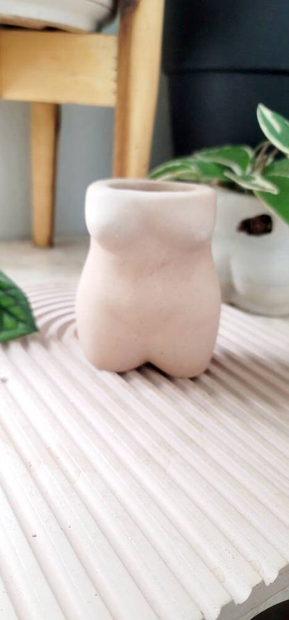 female body planter | body plant pots | air plant holder | small succulent planter | stationary desk accessory | mini body vase | home decor